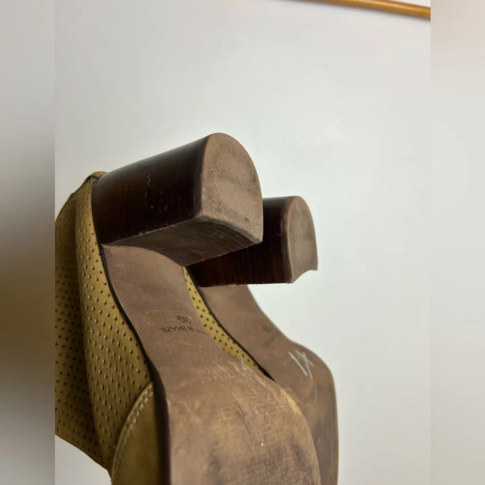 Chocolat Blu‎ 39-Us 8.5 Ankle boots  Soft Leather Brown light Western Cowgirl